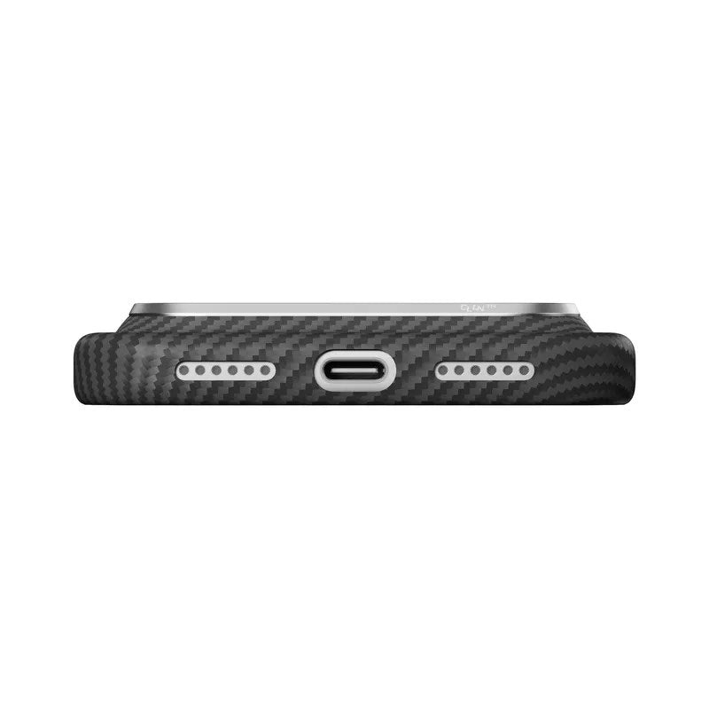 iPhone 18 Pro Max / 17 Pro Max Pitaka Edge Cover - MagSafe Kompatibel - Sort / Grå