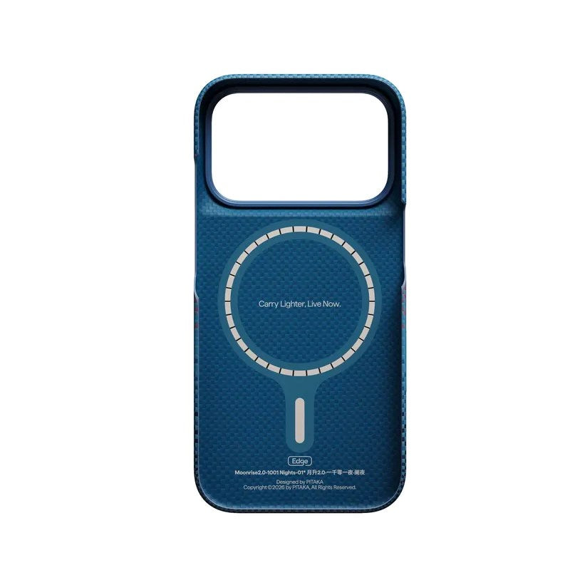iPhone 18 Pro / 17 Pro Pitaka Edge Cover - MagSafe Kompatibel - Moonrise
