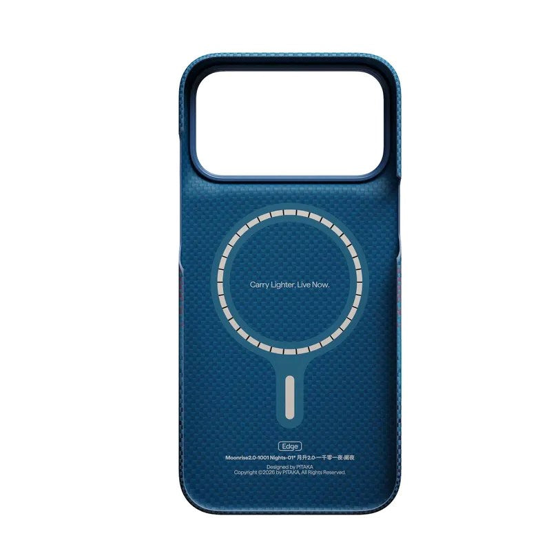 iPhone 18 Pro Max / 17 Pro Max Pitaka Edge Cover - MagSafe Kompatibel - Moonrise