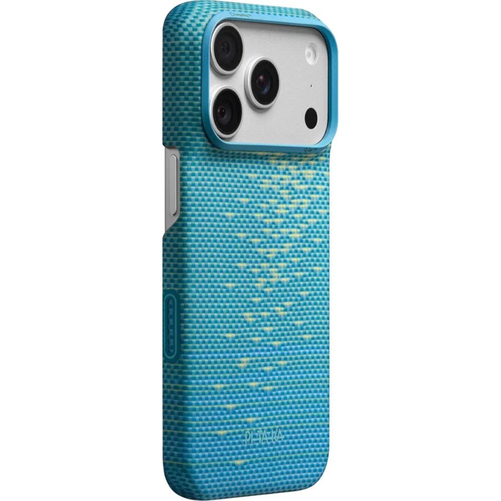 iPhone 18 Pro / 17 Pro Pitaka Edge Cover - MagSafe Kompatibel - Lucid Blue