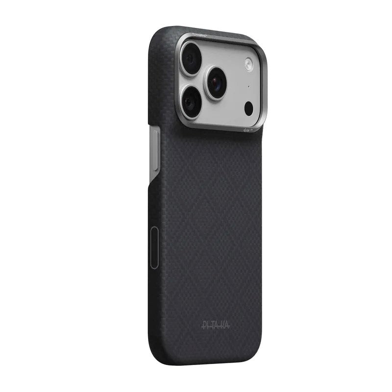 iPhone 18 Pro / 17 Pro Pitaka Edge Cover - MagSafe Kompatibel - Lava Black