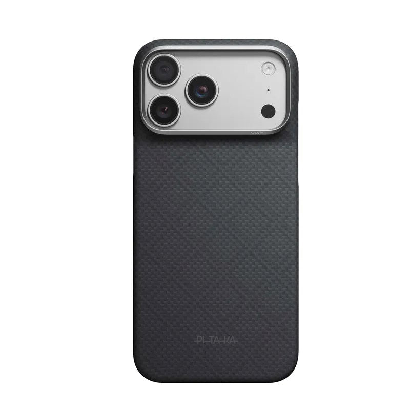 iPhone 18 Pro Max / 17 Pro Max Pitaka Edge Cover - MagSafe Kompatibel - Basalt Black