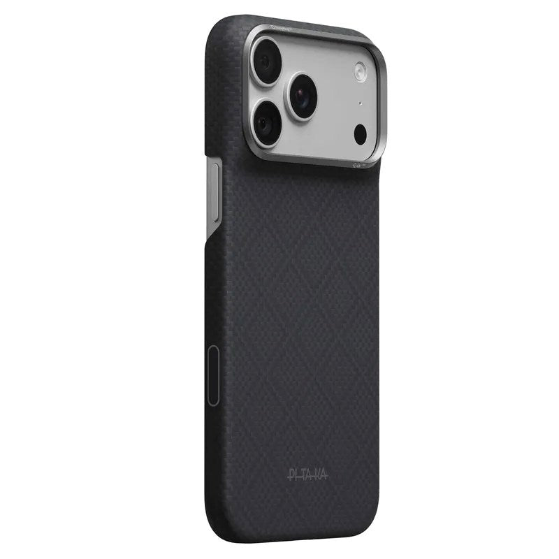 iPhone 18 Pro Max / 17 Pro Max Pitaka Edge Cover - MagSafe Kompatibel - Basalt Black