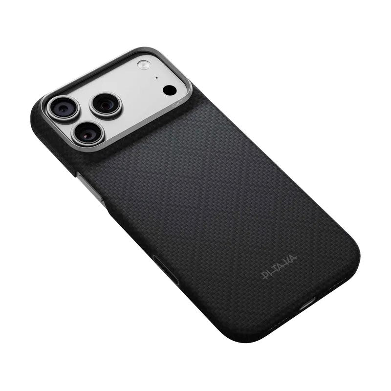 iPhone 18 Pro Max / 17 Pro Max Pitaka Edge Cover - MagSafe Kompatibel - Basalt Black