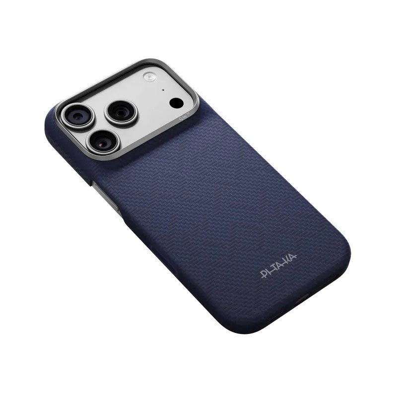iPhone 18 Pro / 17 Pro Pitaka Edge Cover - MagSafe Kompatibel - Sapphire Blue