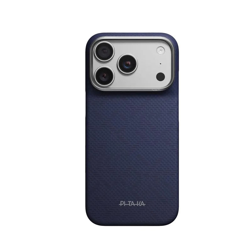 iPhone 18 Pro Max / 17 Pro Max Pitaka Edge Cover - MagSafe Kompatibel - Sapphire Blue