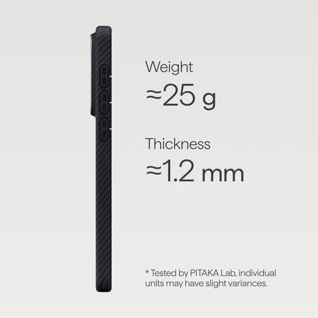 Samsung Galaxy S26 PITAKA Edge Cover - MagSafe Kompatibel - Black / Grey Twill