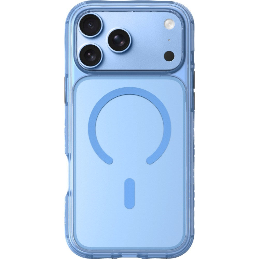 iPhone 18 Pro Max / 17 Pro Max LAUT CRYSTAL MATTER X Cover - MagSafe Kompatibel - Blå / Gennemsigtig