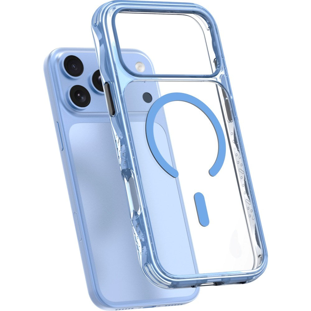iPhone 18 Pro Max / 17 Pro Max LAUT CRYSTAL MATTER X Cover - MagSafe Kompatibel - Blå / Gennemsigtig