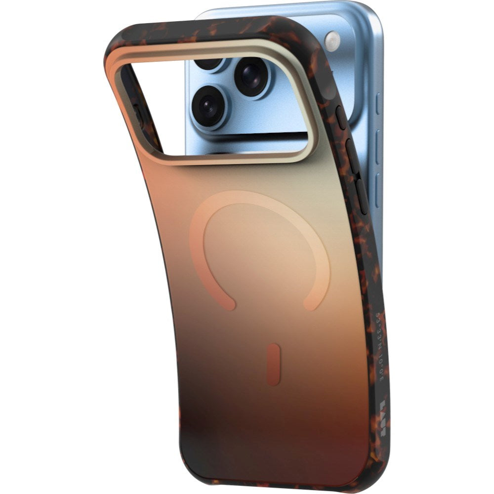 iPhone 18 Pro Max / 17 Pro Max LAUT HUEX WAVE Cover - MagSafe Kompatibel - Sunset Gold