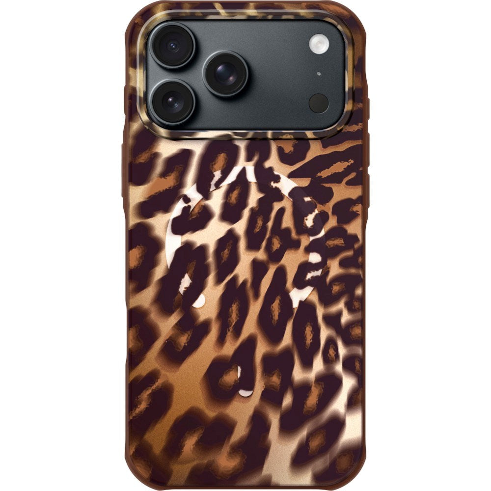 iPhone 18 Pro / 17 Pro LAUT HUEX WAVE Cover - MagSafe Kompatibel - Mocha Leopard