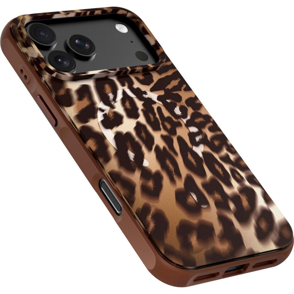 iPhone 18 Pro / 17 Pro LAUT HUEX WAVE Cover - MagSafe Kompatibel - Mocha Leopard