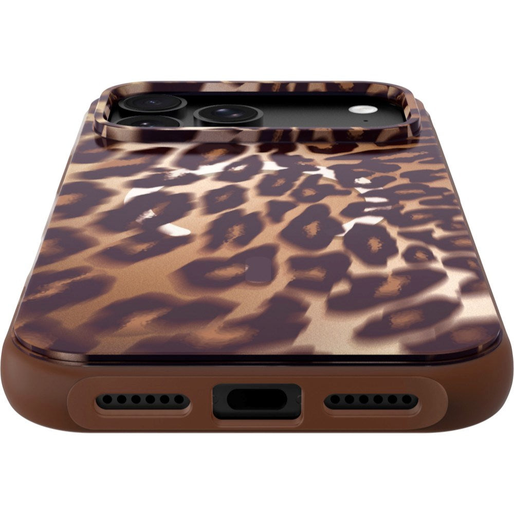iPhone 18 Pro Max / 17 Pro Max LAUT HUEX WAVE Cover - MagSafe Kompatibel - Mocha Leopard