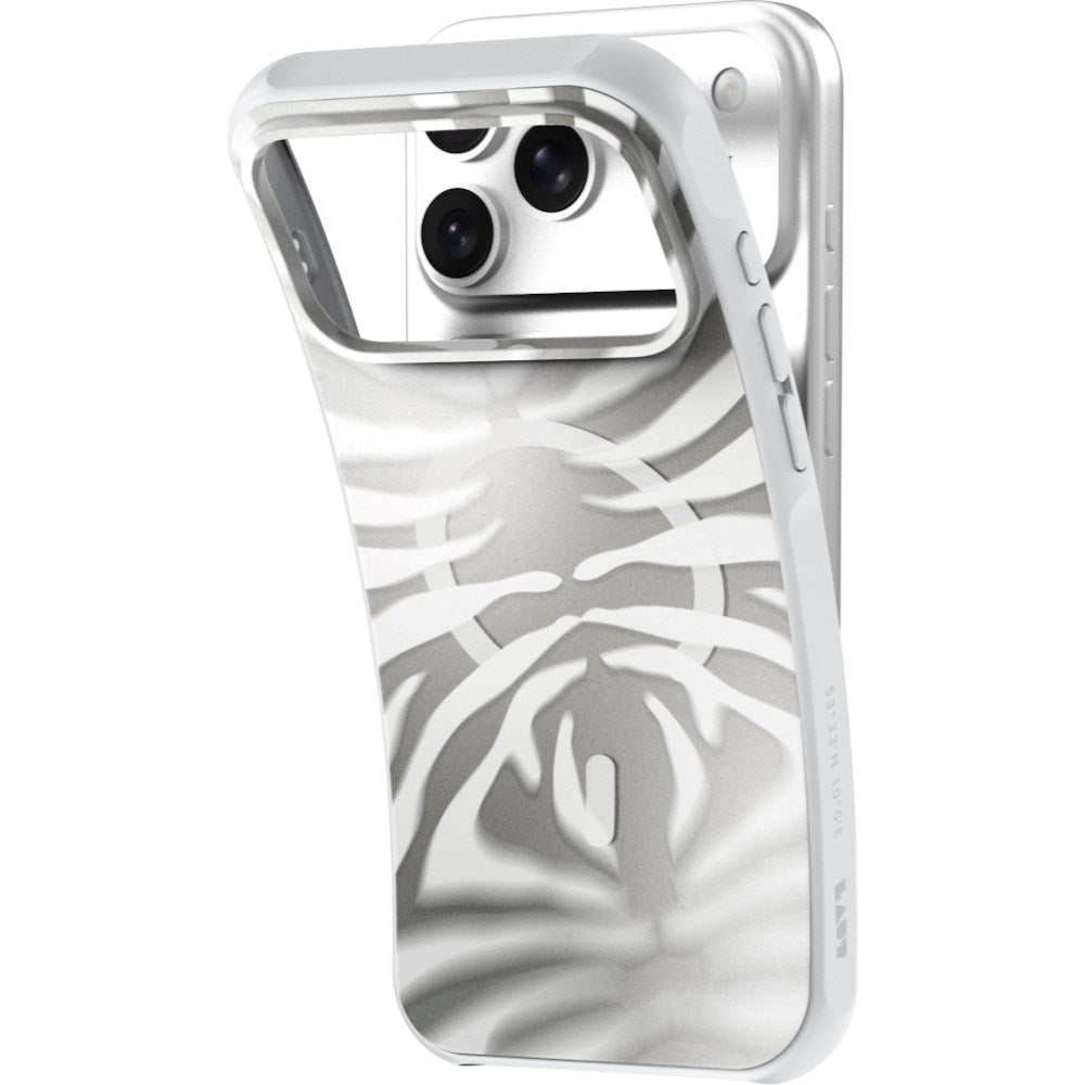 iPhone 18 Pro Max / 17 Pro Max LAUT HUEX WAVE Cover - MagSafe Kompatibel - Pearl Zebra