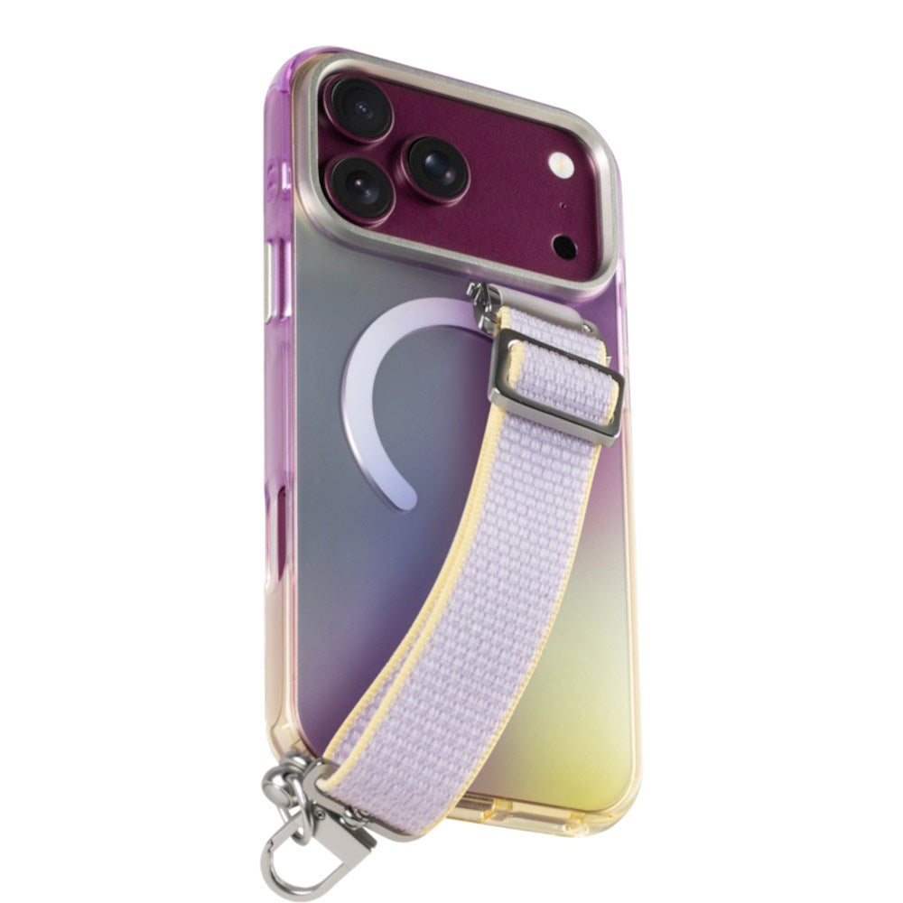iPhone 18 Pro / 17 Pro LAUT NEON DREAM Cover m. Strop - MagSafe Kompatibel - Cosmic Candy