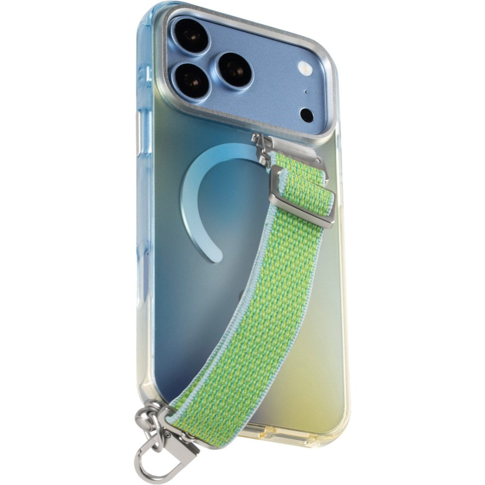iPhone 18 Pro / 17 Pro LAUT NEON DREAM Cover m. Strop - MagSafe Kompatibel - Trippy Tide