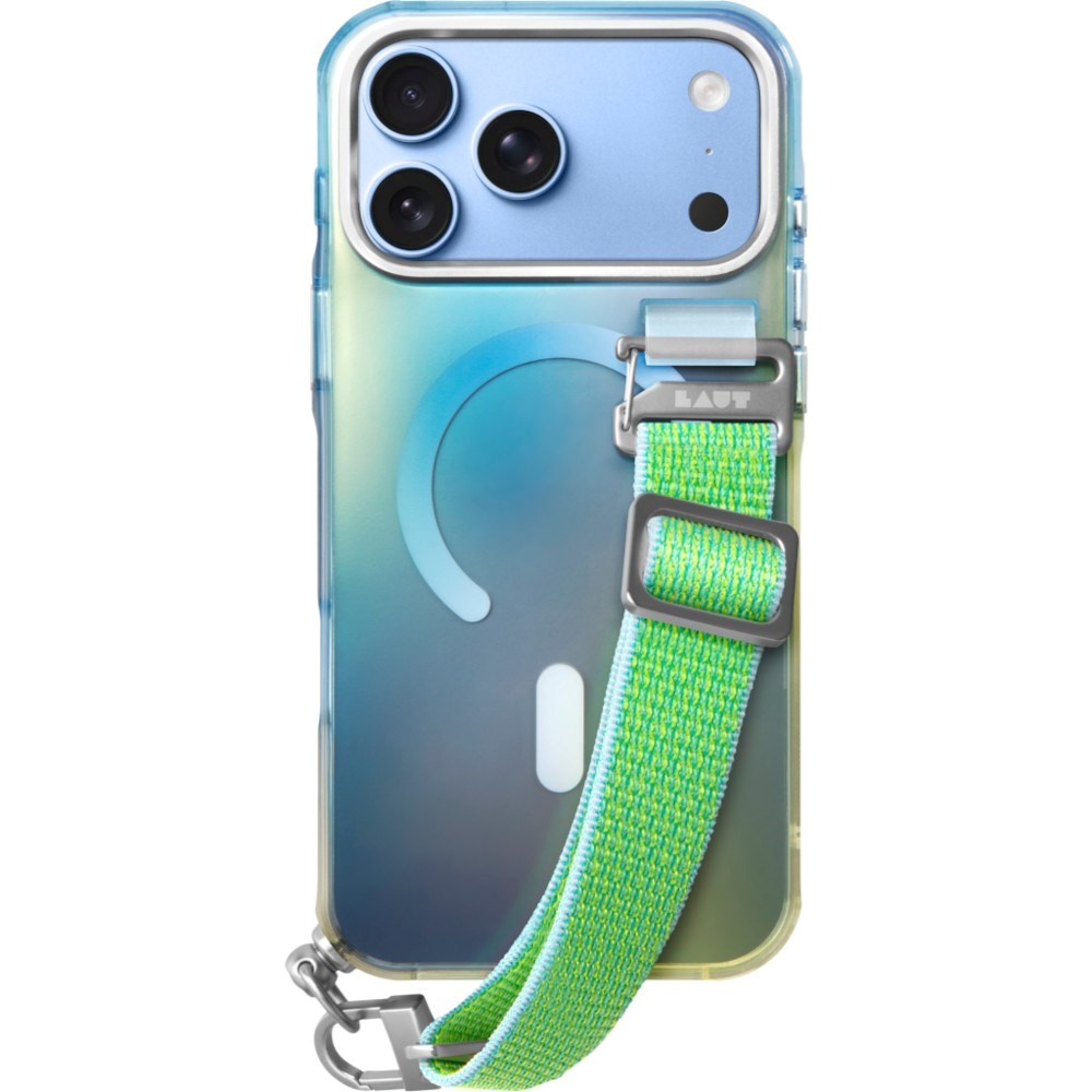 iPhone 18 Pro Max / 17 Pro Max LAUT NEON DREAM Cover m. Strop - MagSafe Kompatibel - Trippy Tide