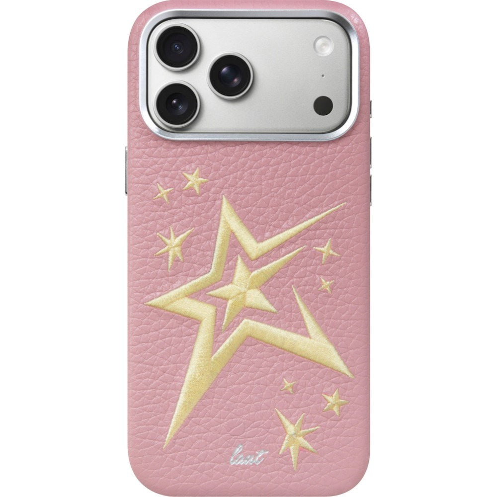 iPhone 18 Pro Max / 17 Pro Max LAUT TWINE EDGE Cover m. Strop - MagSafe Kompatibel - Pink Crush Star