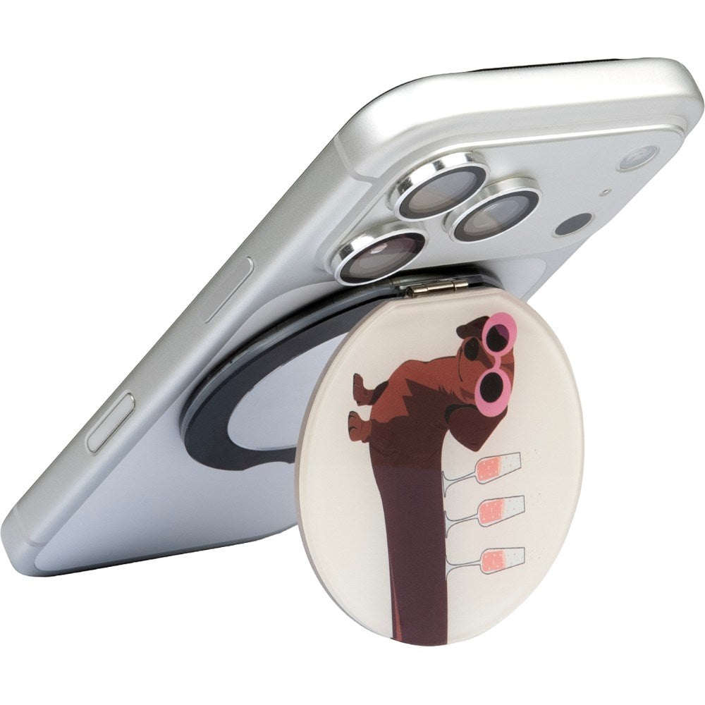 Mirror Stand til Mobil LAUT MAGMOJI - MagSafe Kompatibel - Dachshund Wine
