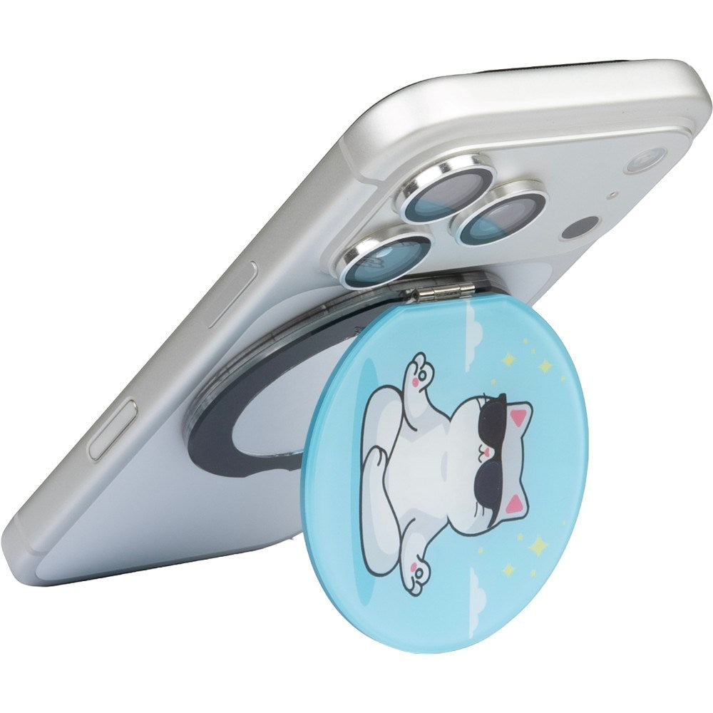 Mirror Stand til Mobil LAUT MAGMOJI - MagSafe Kompatibel - Cat Stay Calm