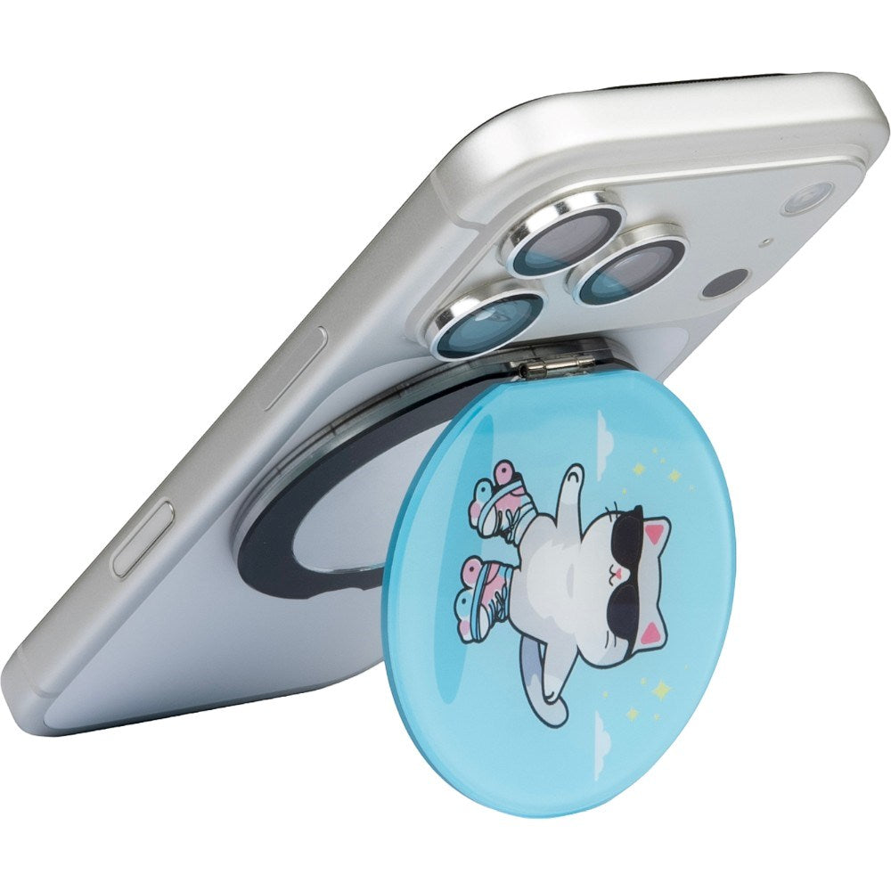 Mirror Stand til Mobil LAUT MAGMOJI - MagSafe Kompatibel - Cat Keep Rolling