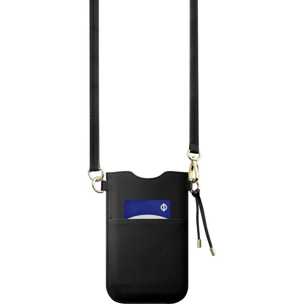 Kunstlæder Crossbody Mobil Taske LAUT PRESTIGE - Sort (Maks. Mobil: 6,5")