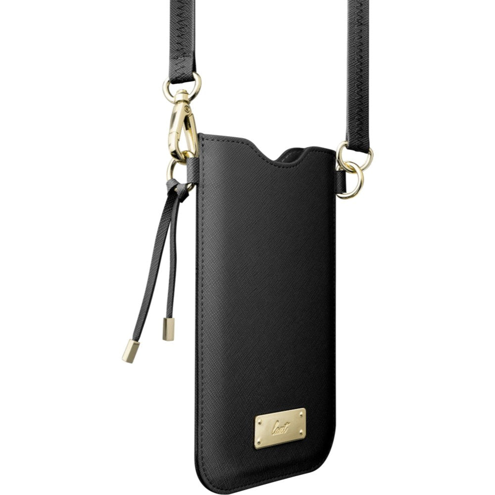 Kunstlæder Crossbody Mobil Taske LAUT PRESTIGE - Sort (Maks. Mobil: 6,5")