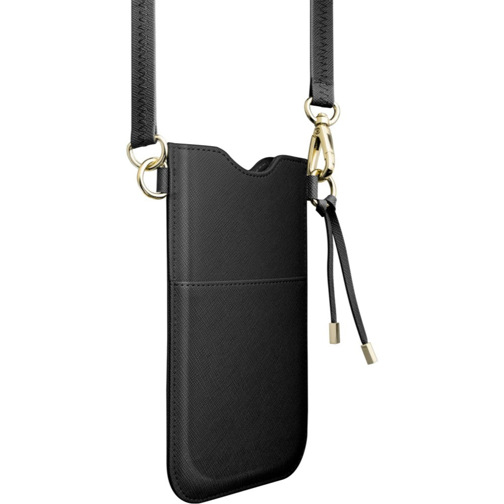 Kunstlæder Crossbody Mobil Taske LAUT PRESTIGE - Sort (Maks. Mobil: 6,5")