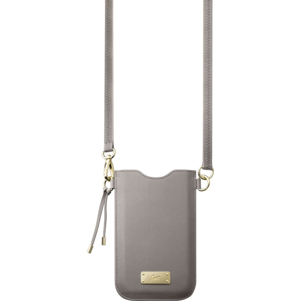 Kunstlæder Crossbody Mobil Taske LAUT PRESTIGE - Grå (Maks. Mobil: 6,5")