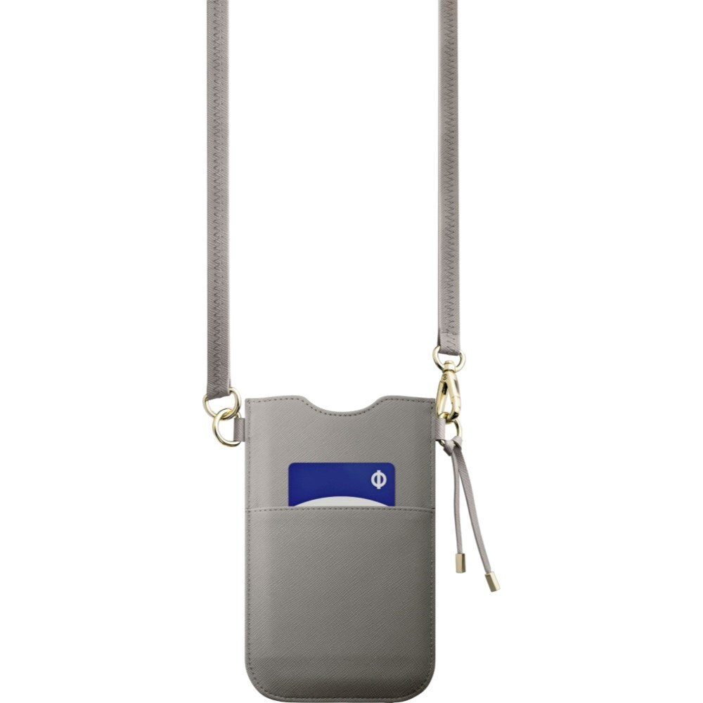 Kunstlæder Crossbody Mobil Taske LAUT PRESTIGE - Grå (Maks. Mobil: 6,5")