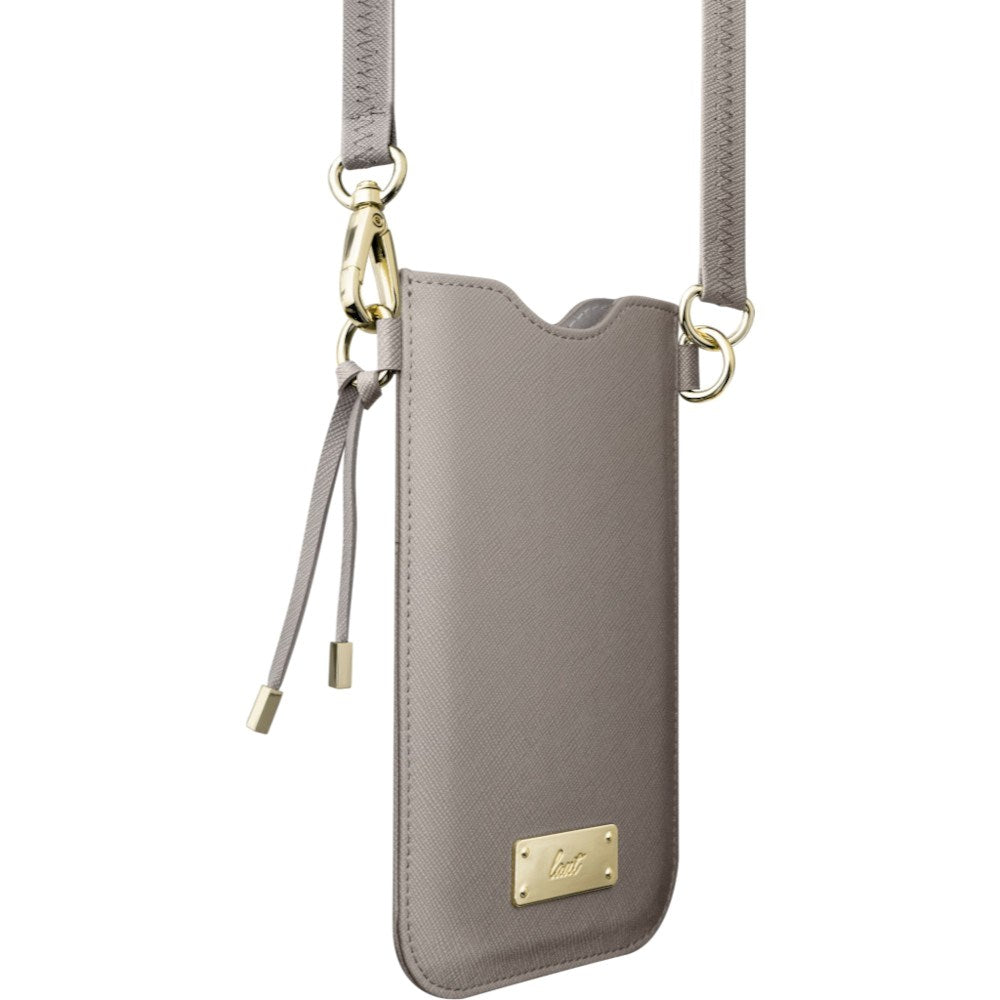Kunstlæder Crossbody Mobil Taske LAUT PRESTIGE - Grå (Maks. Mobil: 6,5")
