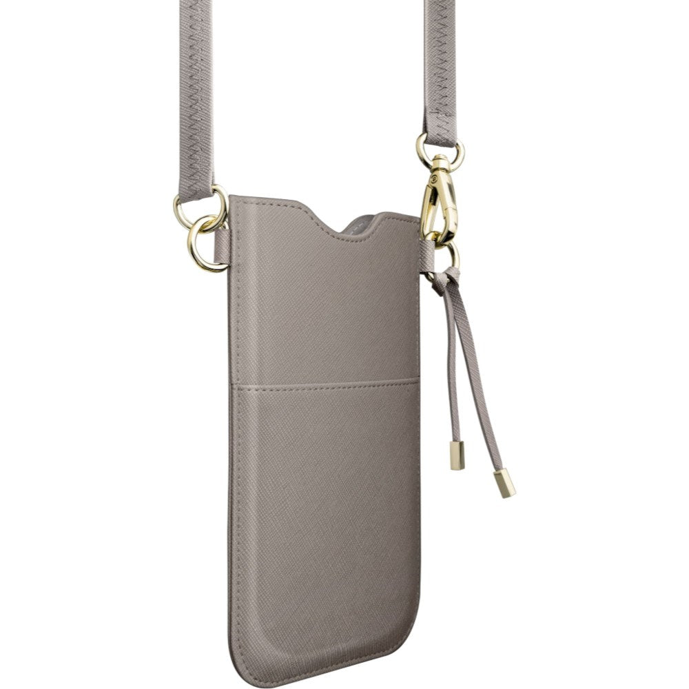 Kunstlæder Crossbody Mobil Taske LAUT PRESTIGE - Grå (Maks. Mobil: 6,5")