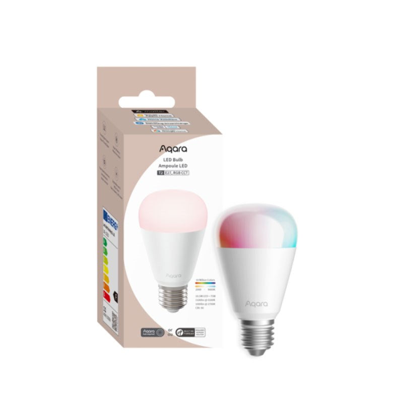 Aqara Smart Light LED Pære T2 (RGB CCT, E27) - Hvid