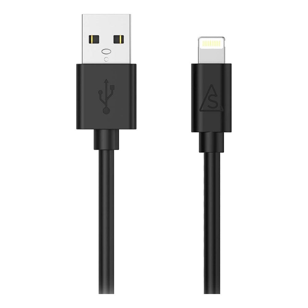 Smartline USB-A til Lightning Kabel 1 m. - Sort