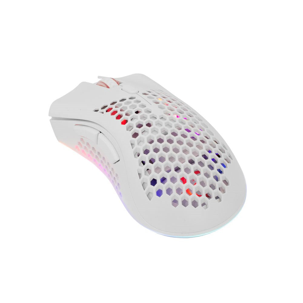 White Shark LIONEL Trådløs Gaming Mus - 6D / 10000 DPI - Hvid