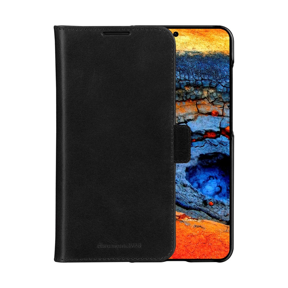 Samsung Galaxy A56 (5G) - dbramante1928 Lynge Ægte Læder 2-i-1 Flip Cover - Black