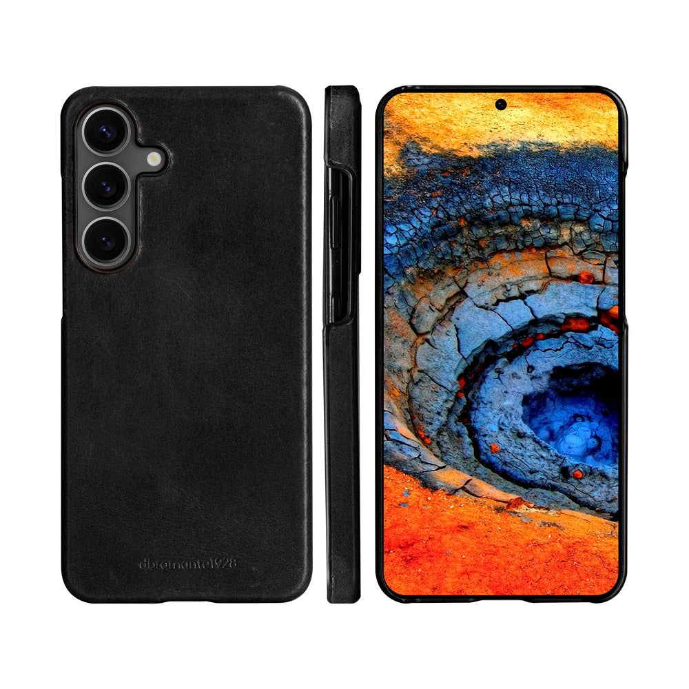 Samsung Galaxy A56 (5G) - dbramante1928 Lynge Ægte Læder 2-i-1 Flip Cover - Black