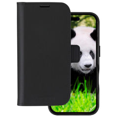 iPhone 16 dbramante1928 Lynge Ægte Læder Magnet Cover - MagSafe Kompatibel - Black