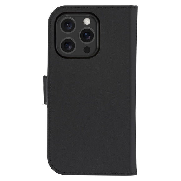 iPhone 16 Pro dbramante1928 Lynge Ægte Læder Magnet Cover - MagSafe Kompatibel - Black