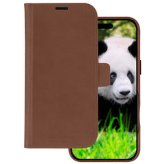 iPhone 16 Plus dbramante1928 Lynge Ægte Læder Magnet Cover - MagSafe Kompatibel - Tan