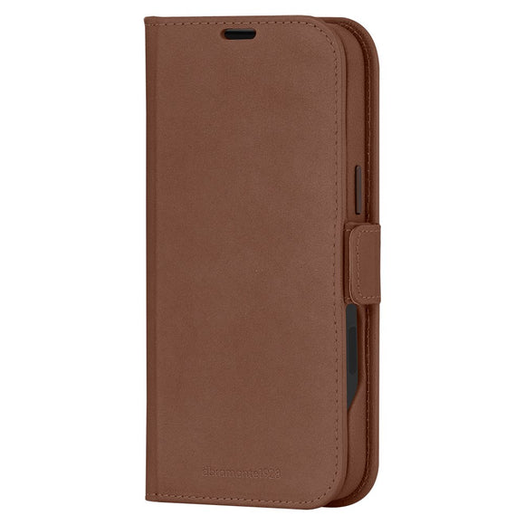 iPhone 16 Plus dbramante1928 Lynge Ægte Læder Magnet Cover - MagSafe Kompatibel - Tan