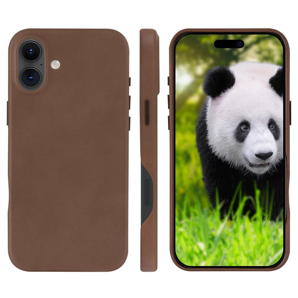 iPhone 16 Plus dbramante1928 Lynge Ægte Læder Magnet Cover - MagSafe Kompatibel - Tan