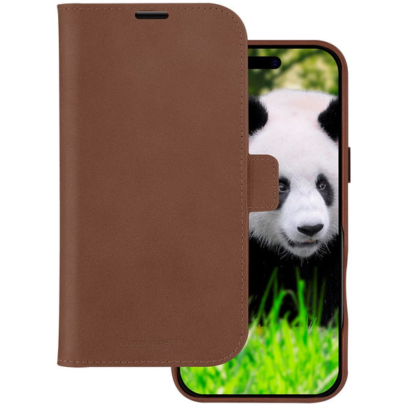 iPhone 16 Pro Max dbramante1928 Lynge Ægte Læder Magnet Cover - MagSafe Kompatibel - Tan