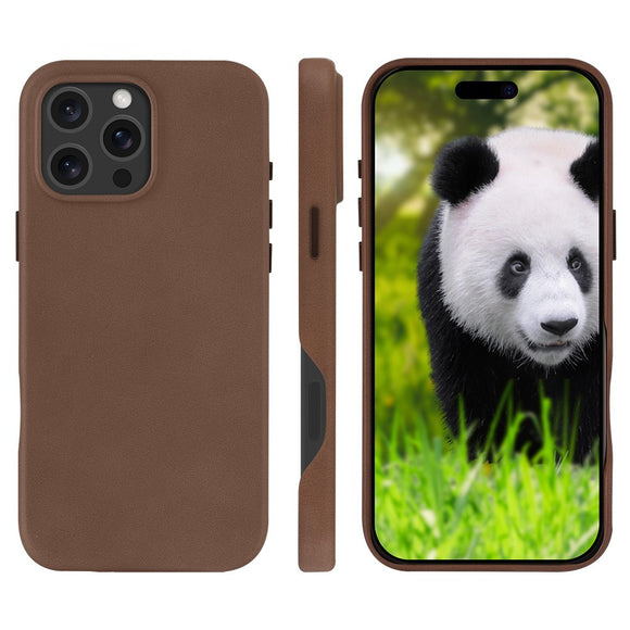 iPhone 16 Pro Max dbramante1928 Lynge Ægte Læder Magnet Cover - MagSafe Kompatibel - Tan