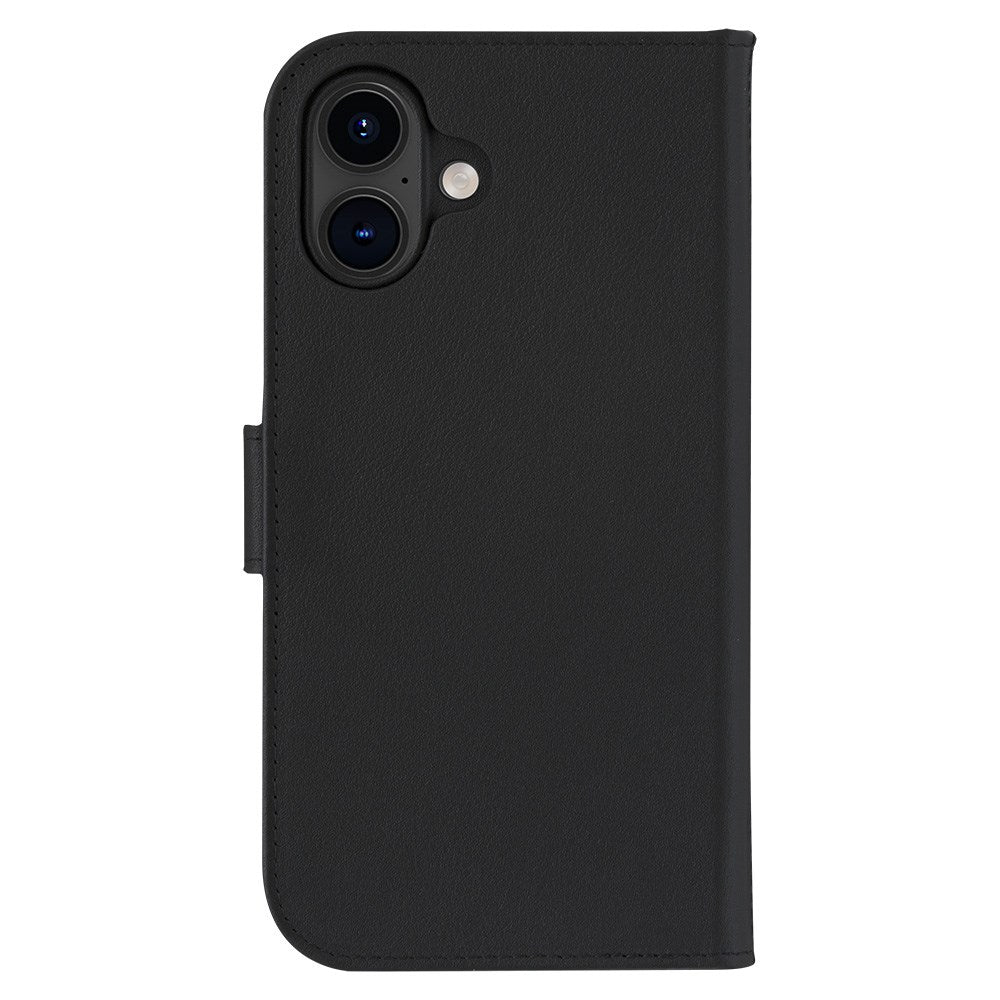 iPhone 16 Plus dbramante1928 Lynge Ægte Læder Magnet Cover - MagSafe Kompatibel - Black