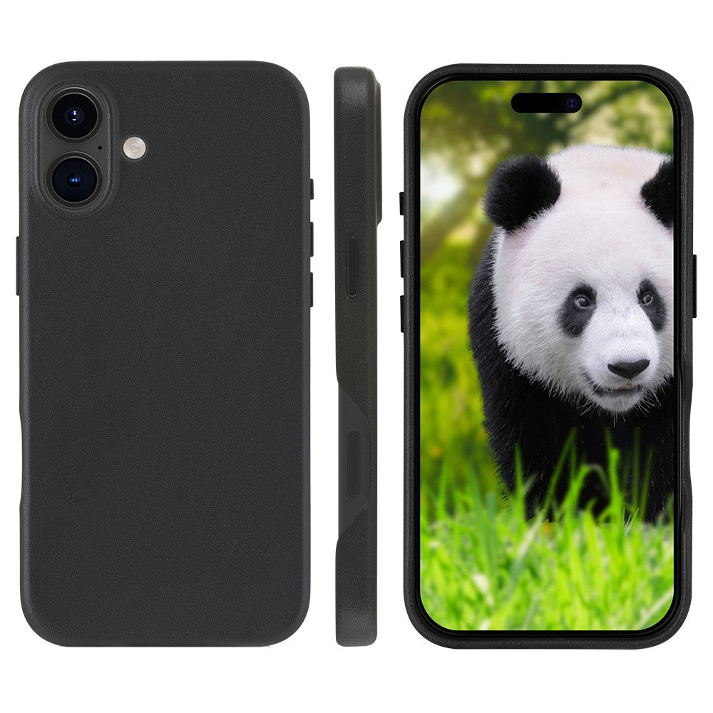 iPhone 16 Plus dbramante1928 Lynge Ægte Læder Magnet Cover - MagSafe Kompatibel - Black