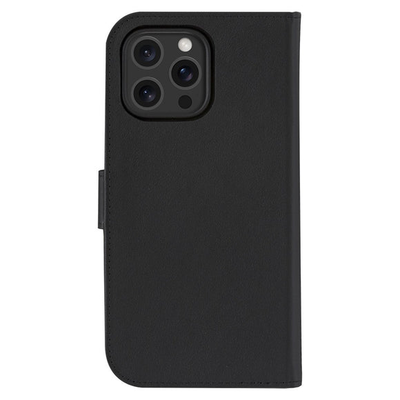iPhone 16 Pro Max dbramante1928 Lynge Ægte Læder Magnet Cover - MagSafe Kompatibel - Black