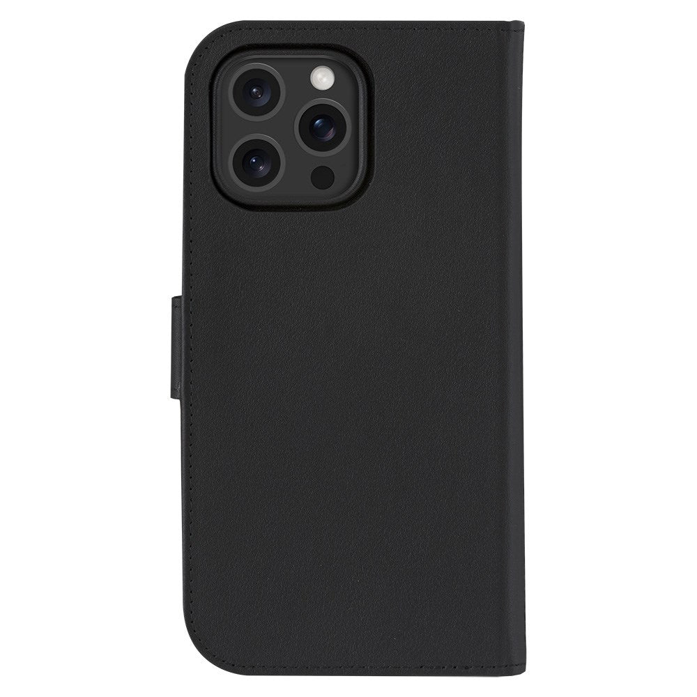 iPhone 16 Pro Max dbramante1928 Lynge Ægte Læder Magnet Cover - MagSafe Kompatibel - Black - (DEMO)