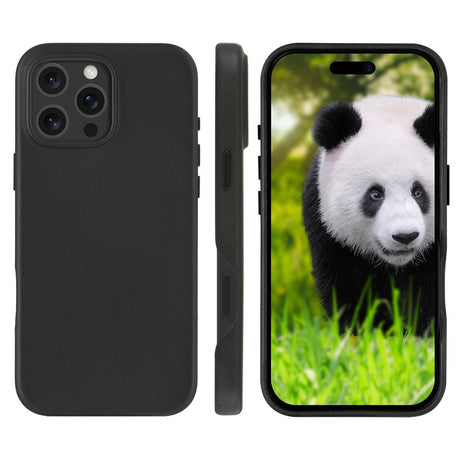iPhone 16 Pro Max dbramante1928 Lynge Ægte Læder Magnet Cover - MagSafe Kompatibel - Black