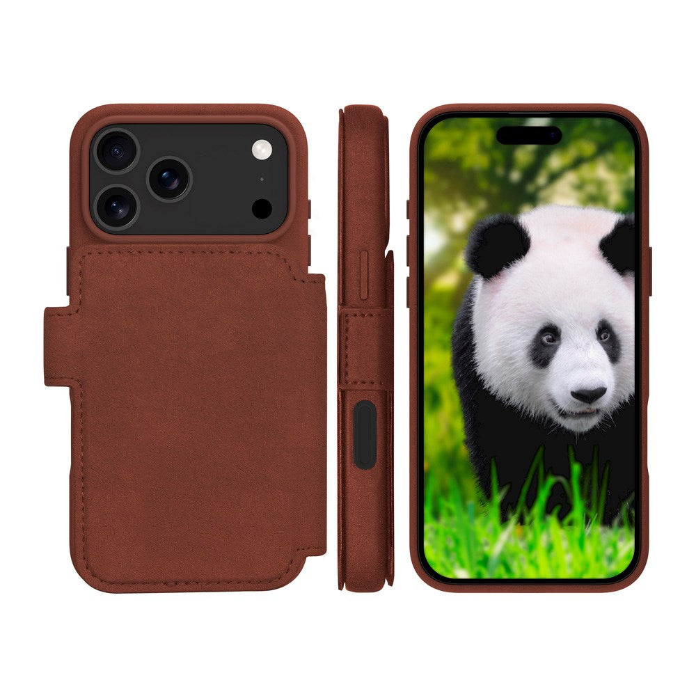 iPhone 17 Pro Max dbramante1928 Lynge Cover - MagSafe Kompatibel - Dark Tan
